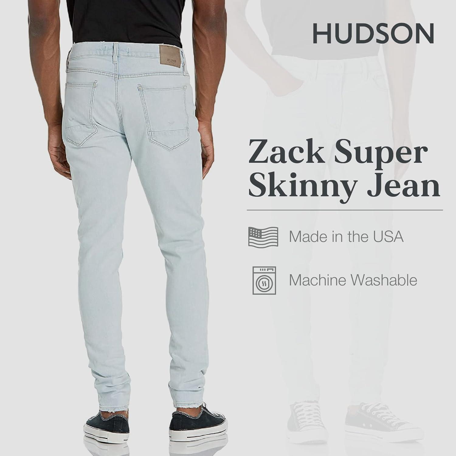 imageHUDSON Mens Zack Skinny JeanDunes