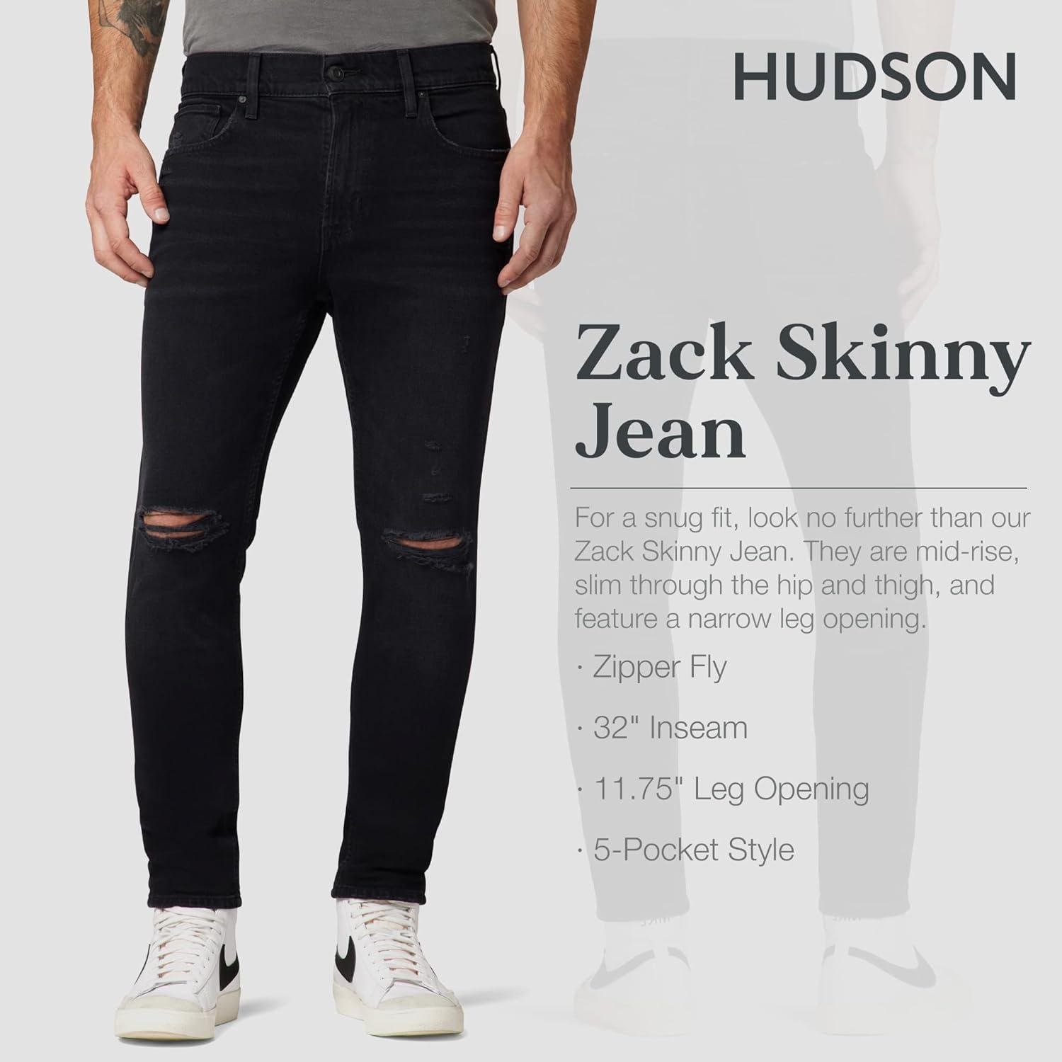 imageHUDSON Mens Zack Skinny JeanKeepers