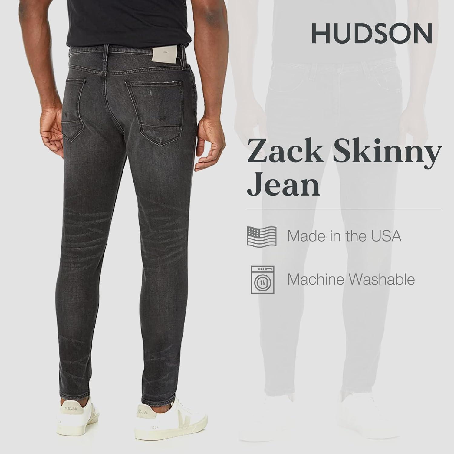 imageHUDSON Mens Zack Skinny JeanNocturnal