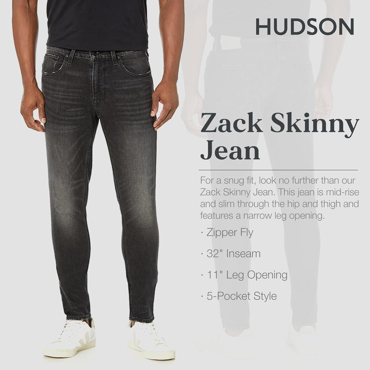 imageHUDSON Mens Zack Skinny JeanNocturnal