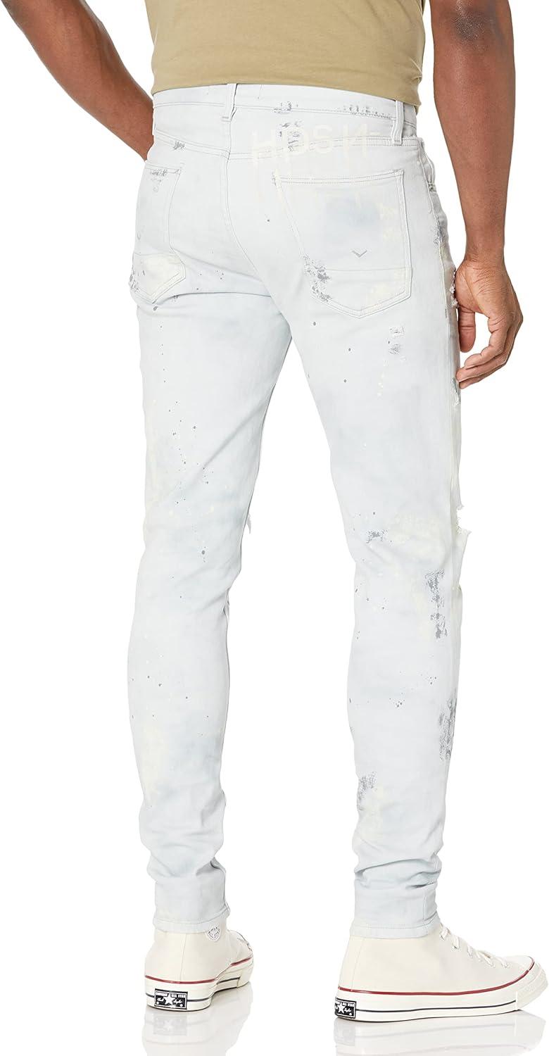 imageHUDSON Mens Zack Skinny JeanWhite Thrasher