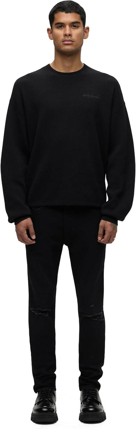 imageHudson Mens Zack Skinny JeanDestructed Ink