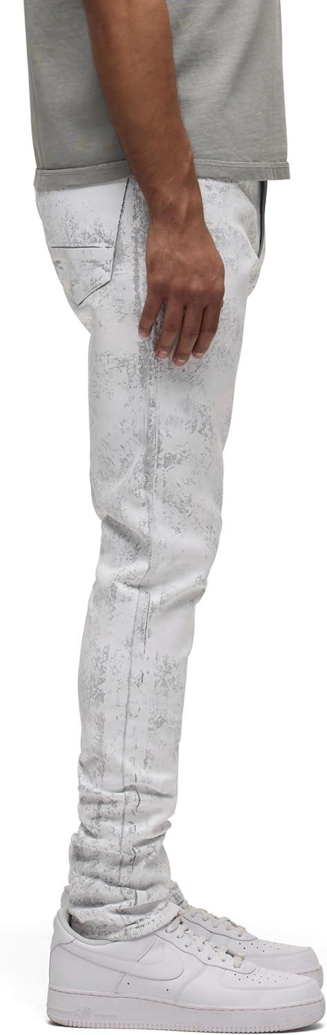 imageHudson Mens Zack Skinny JeanWhite Shatter