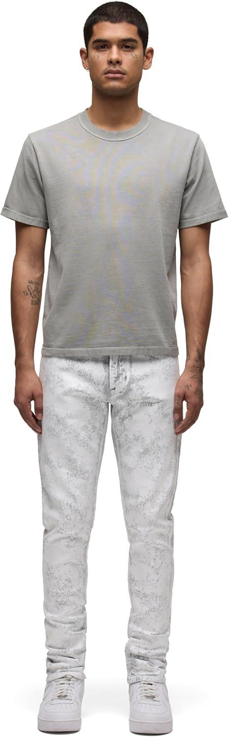 imageHudson Mens Zack Skinny JeanWhite Shatter