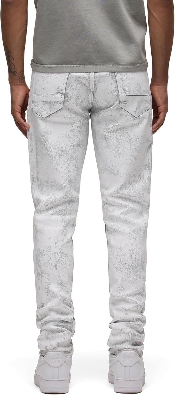 imageHudson Mens Zack Skinny JeanWhite Shatter