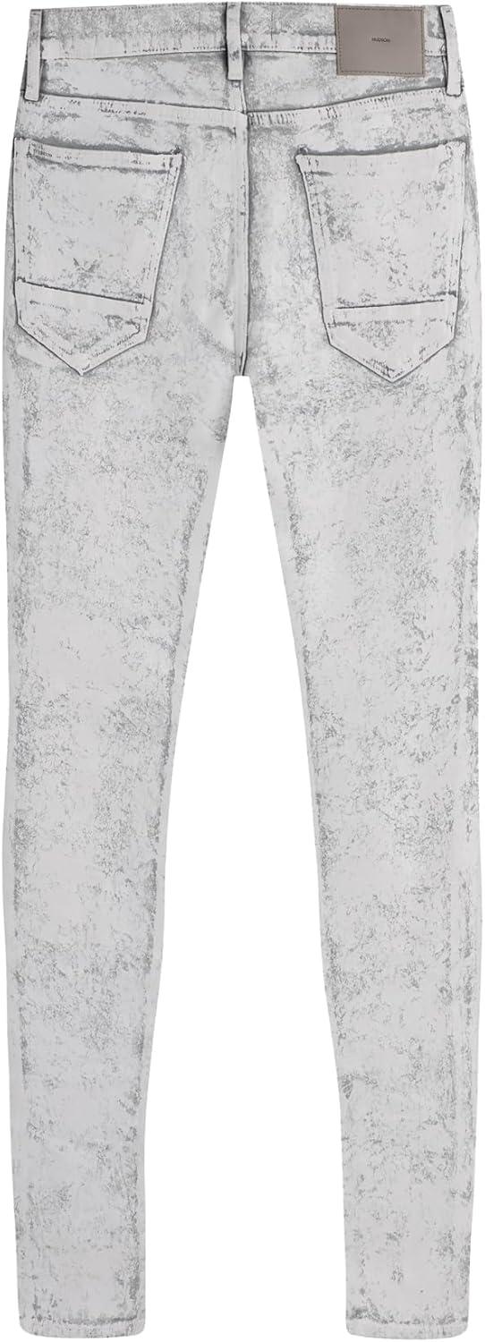 imageHudson Mens Zack Skinny JeanWhite Shatter
