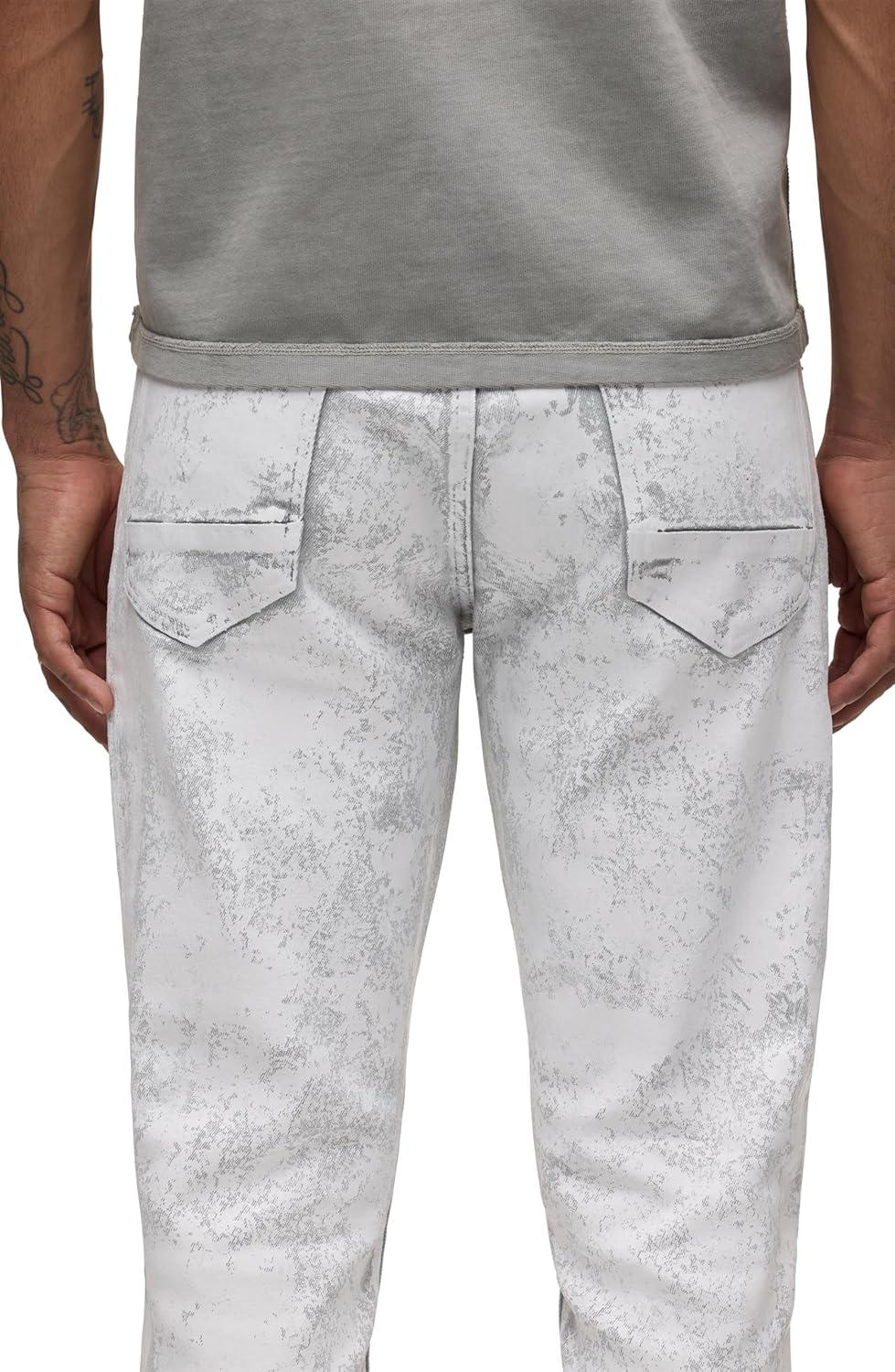 imageHudson Mens Zack Skinny JeanWhite Shatter