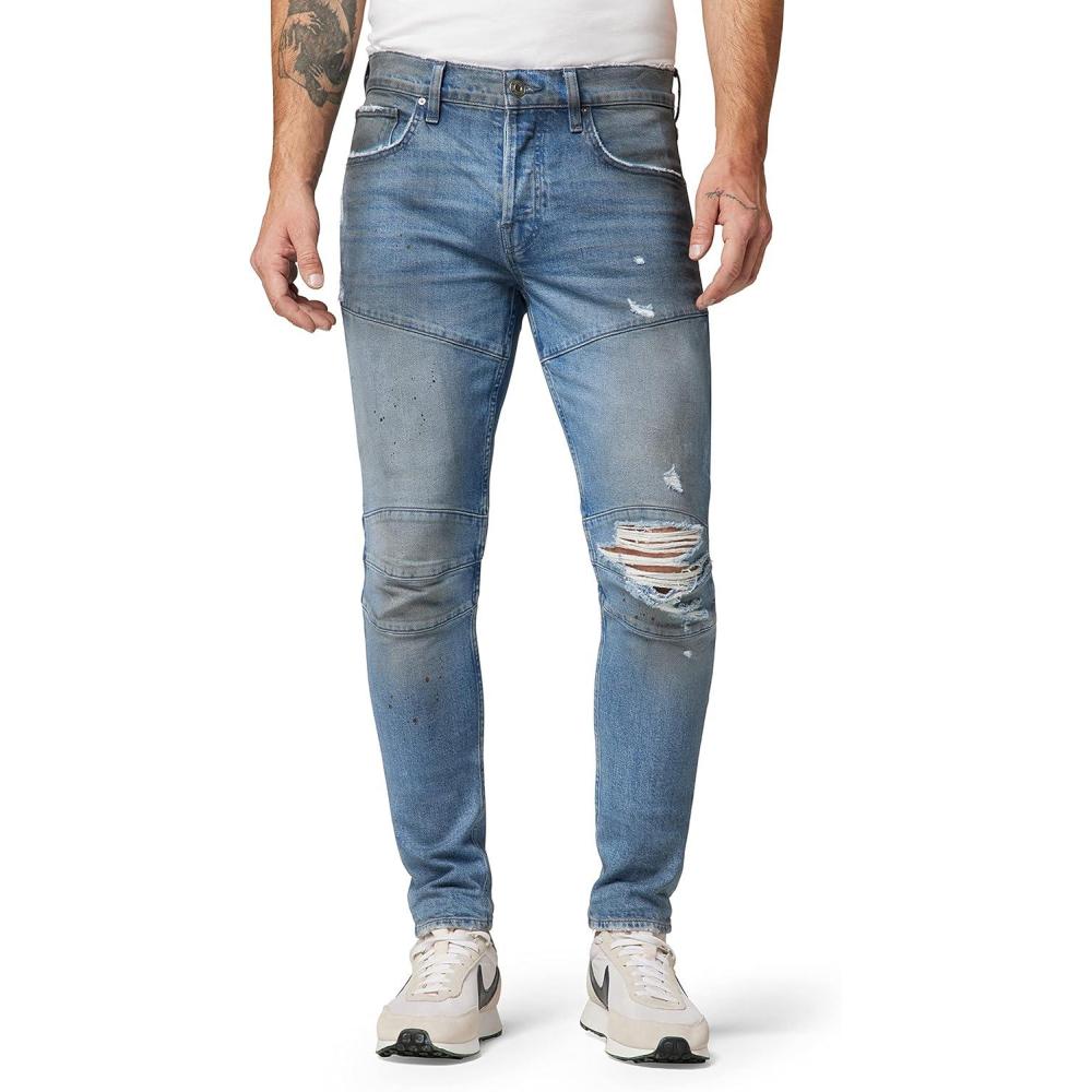 imageHUDSON Mens Zack Biker SkinnyMatte Vintage