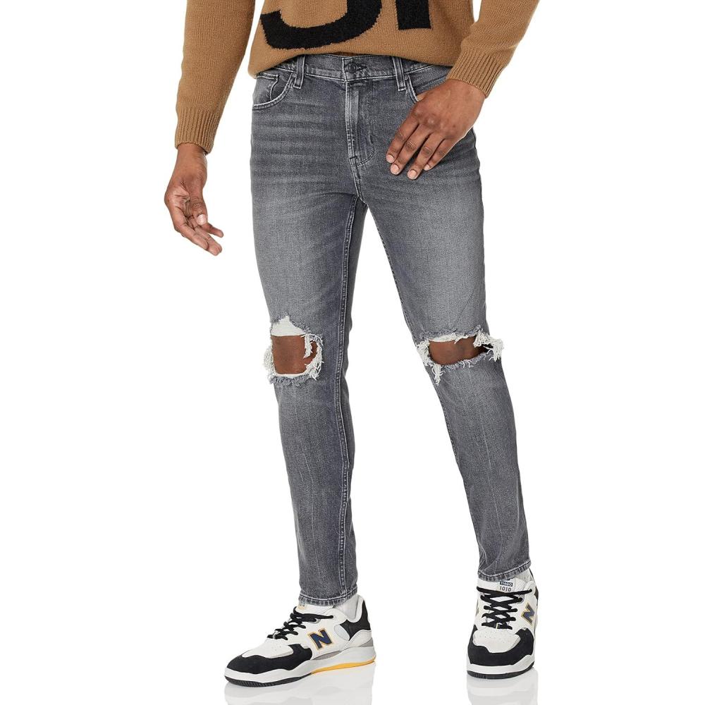 imageHUDSON Mens Zack Skinny JeanDark Concrete