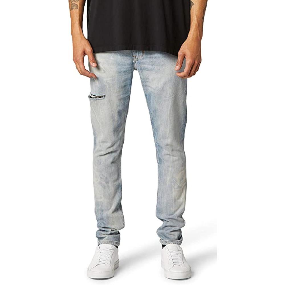 imageHUDSON Mens Zack Skinny JeanLight Leak