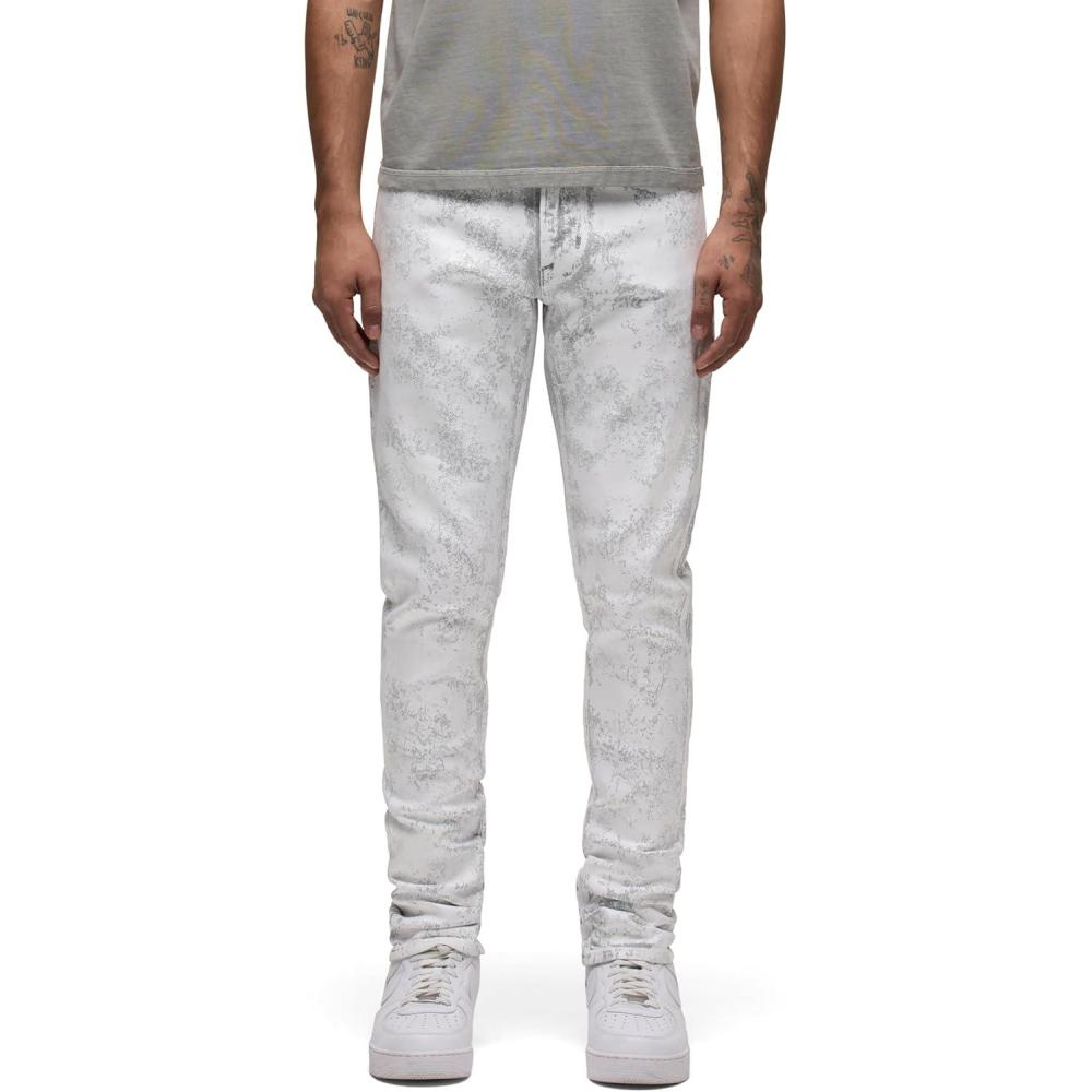 imageHudson Mens Zack Skinny JeanWhite Shatter