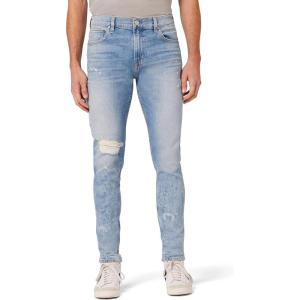 HUDSON Men’s Zack Side Zip Skinny(Clouds)