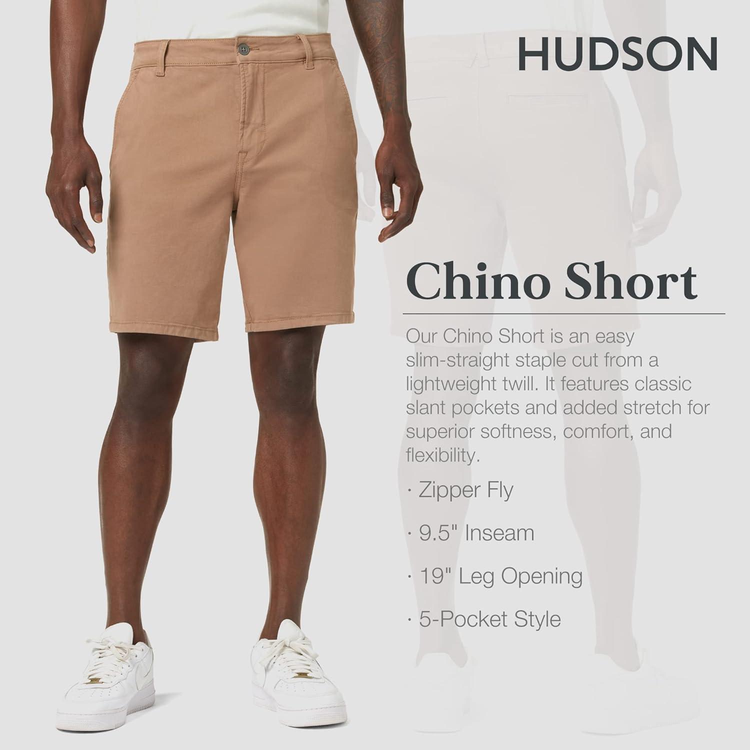 imageHUDSON Mens Chino ShortCoffee