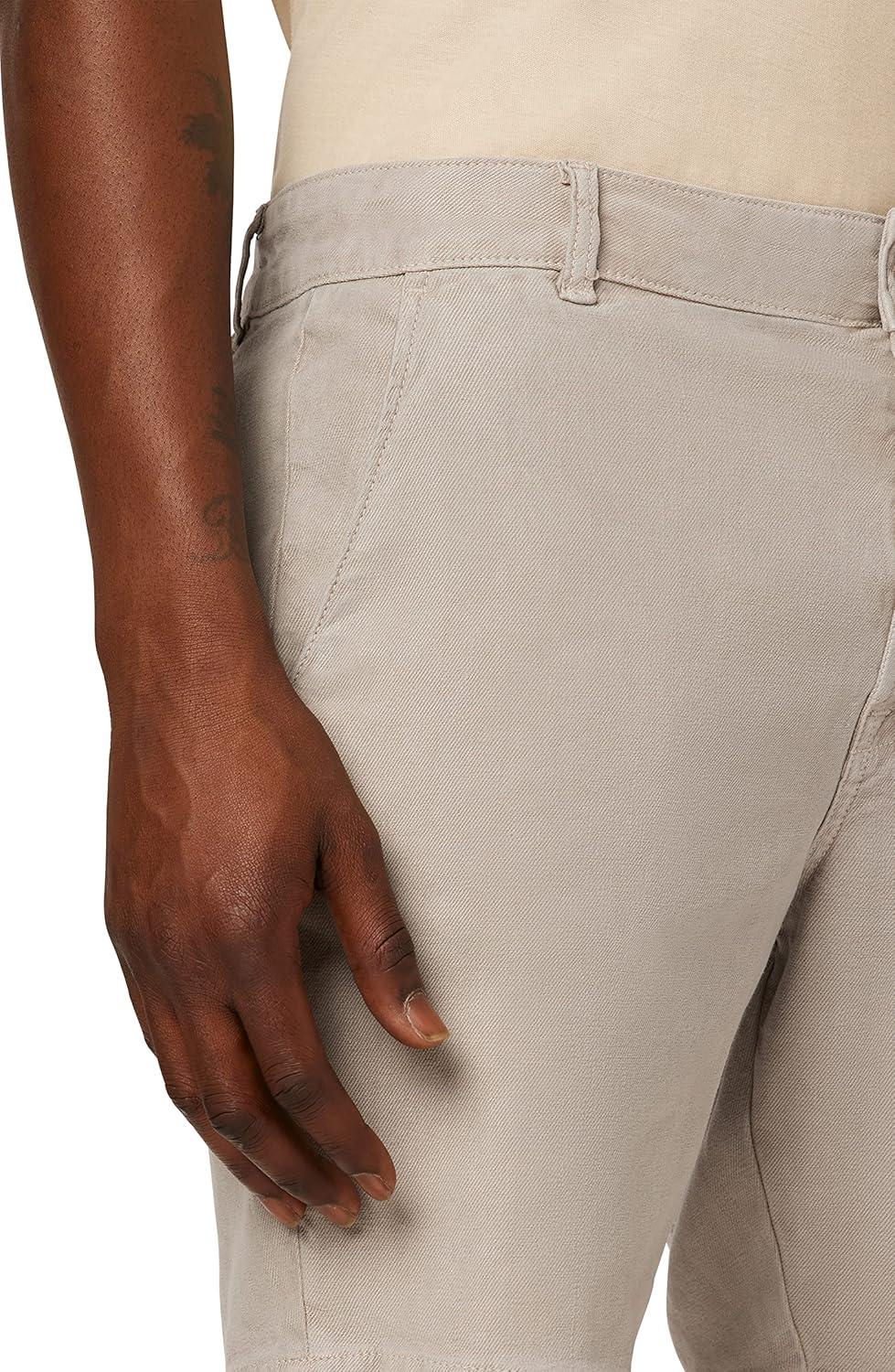 imageHUDSON Mens Chino ShortLt Steel