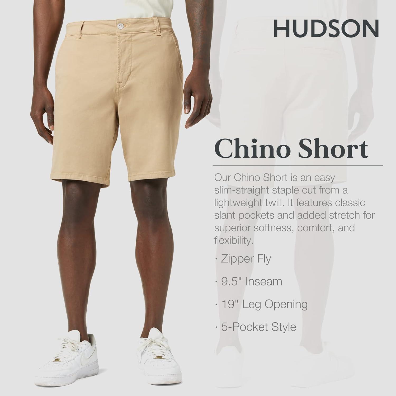 imageHUDSON Mens Chino ShortWheat
