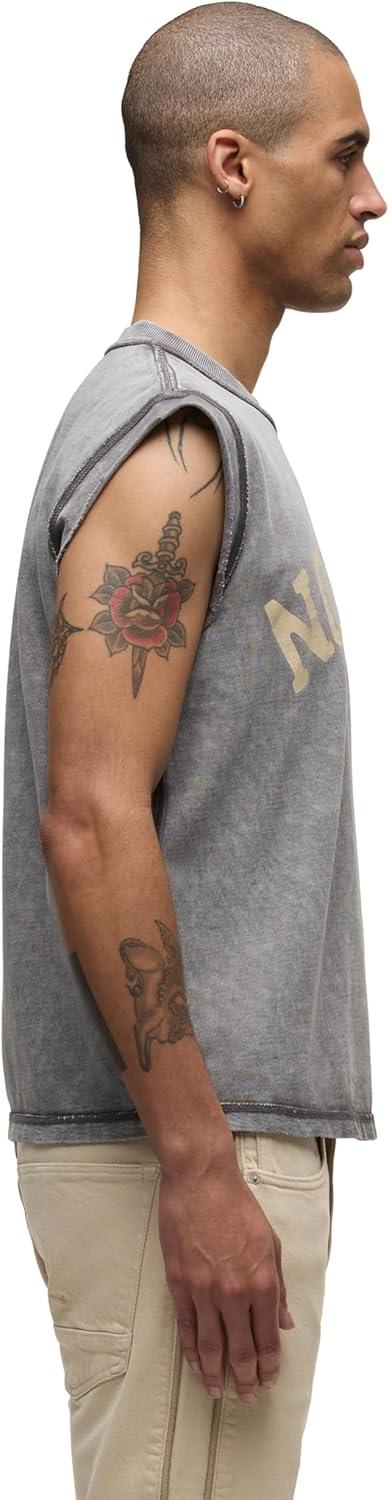 imageHUDSON Mens Cut Off Logo TeeStorm