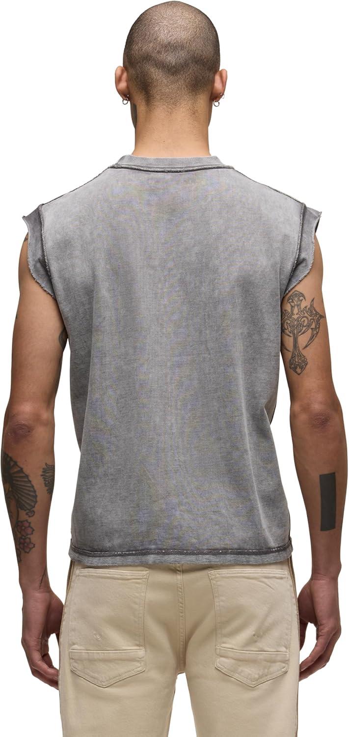 imageHUDSON Mens Cut Off Logo TeeStorm