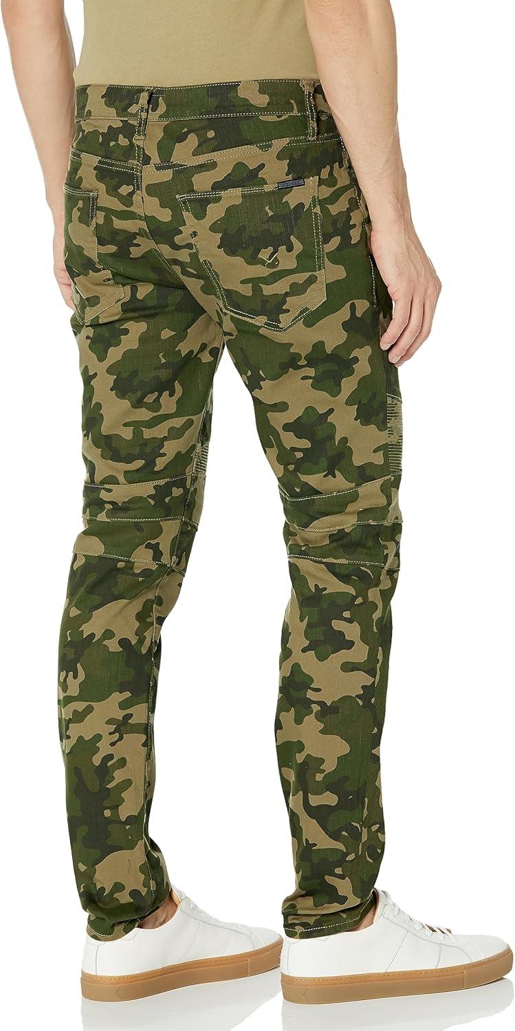 imageHUDSON Mens Ethan Biker SkinnyDeep Soul Camo