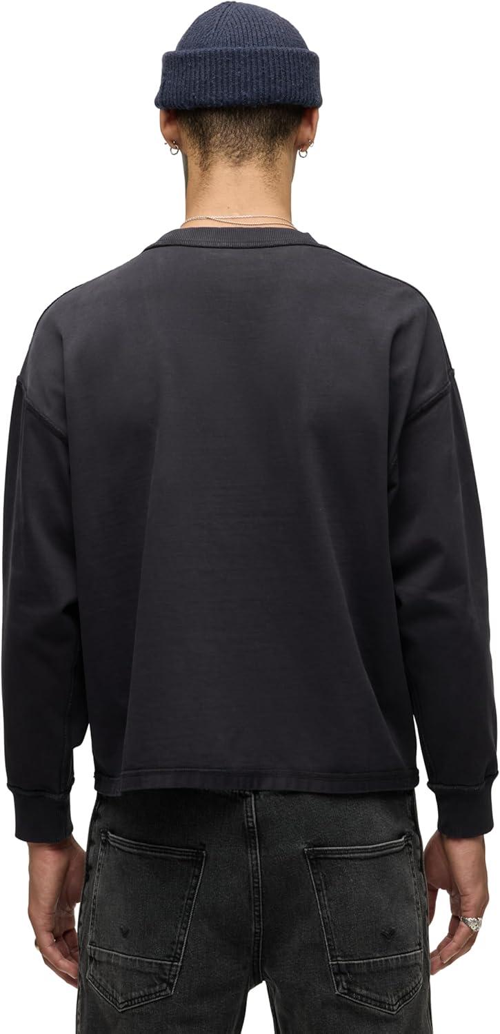 imageHUDSON Mens Heavy Weight Long Sleeve TeeForest Black