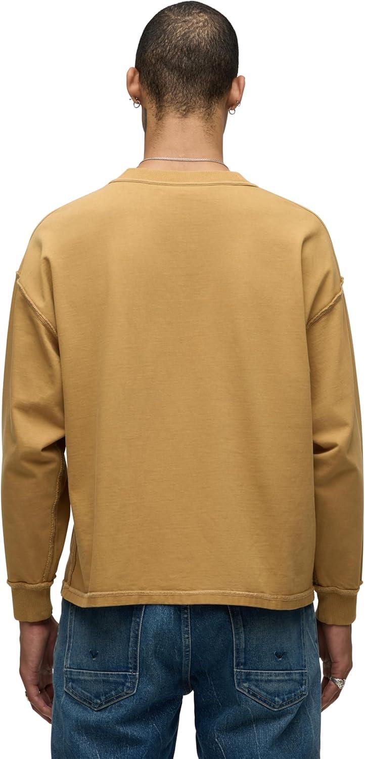 imageHUDSON Mens Heavy Weight Long Sleeve TeeRust