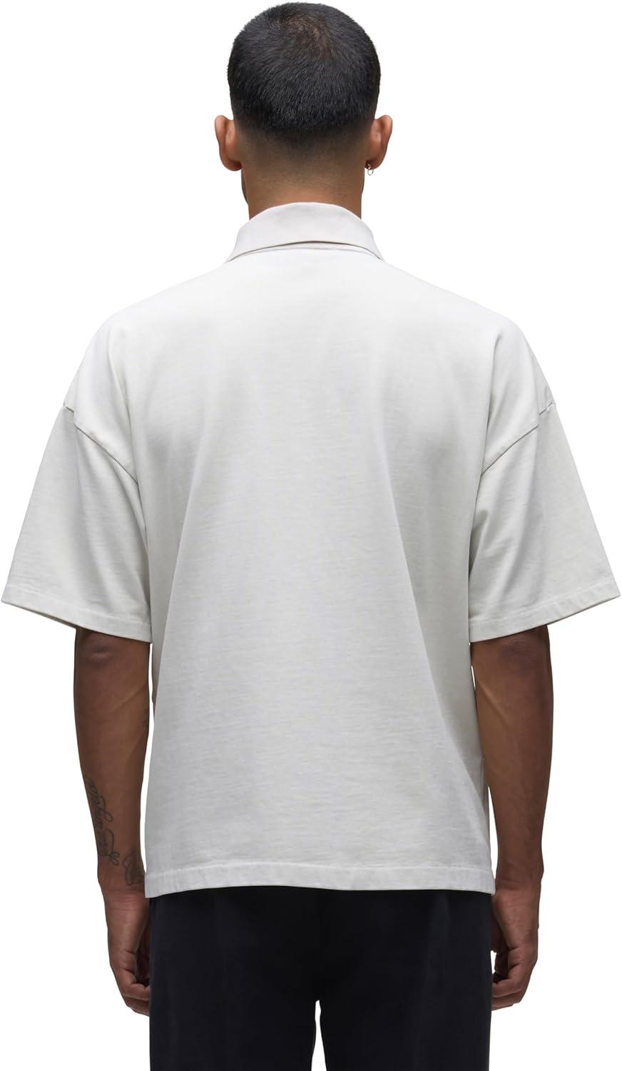 imageHUDSON Mens Heavy Weight PoloGhost