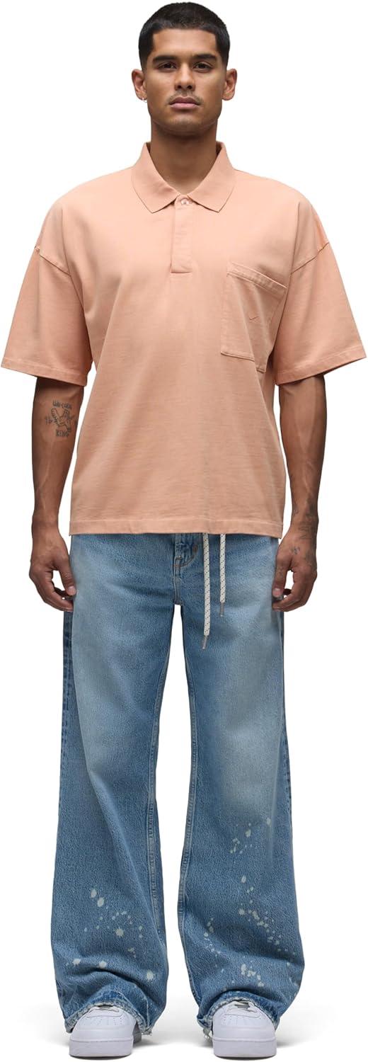 imageHUDSON Mens Heavy Weight PoloPeach Bloom