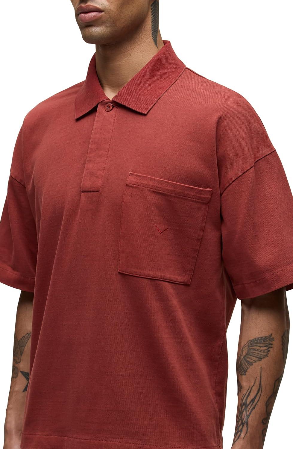 imageHUDSON Mens Heavy Weight PoloSunset