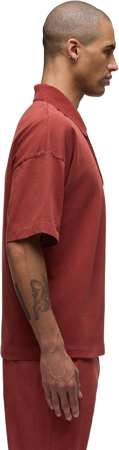 imageHUDSON Mens Heavy Weight PoloSunset