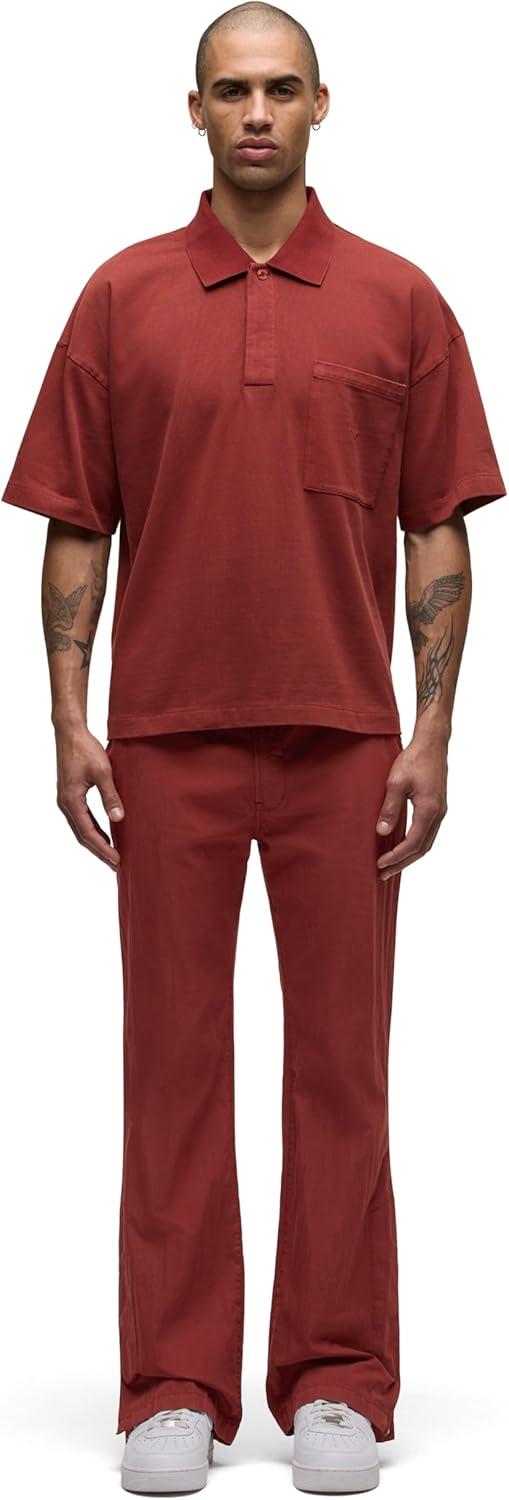 imageHUDSON Mens Heavy Weight PoloSunset