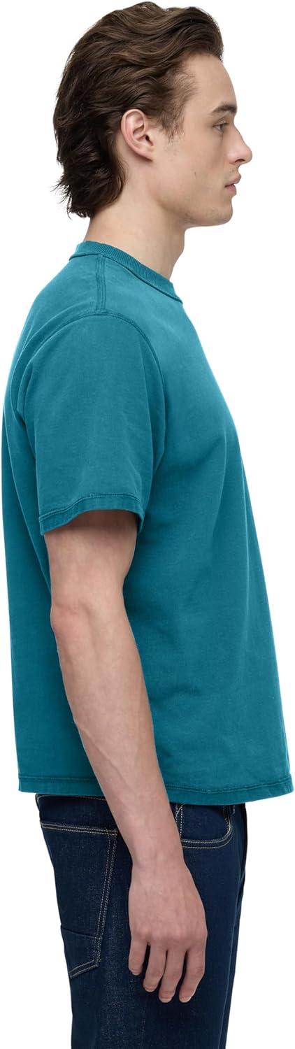 imageHUDSON Mens Heavy Weight TeeBlue Water