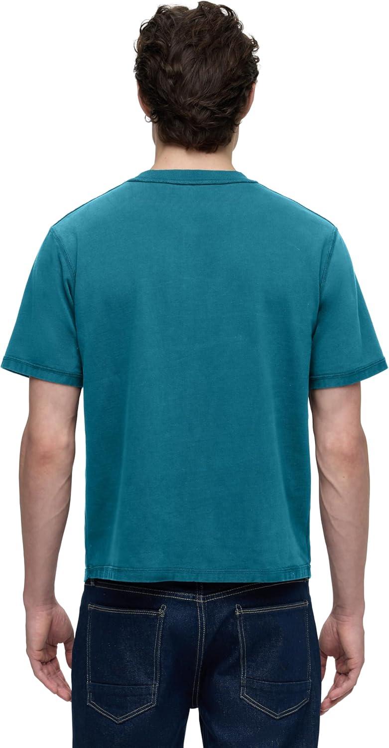 imageHUDSON Mens Heavy Weight TeeBlue Water