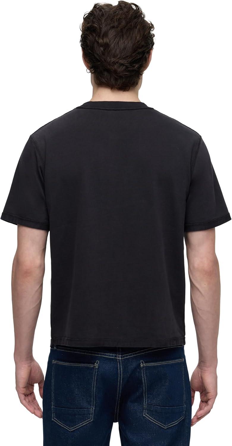 imageHUDSON Mens Heavy Weight TeeForest Black
