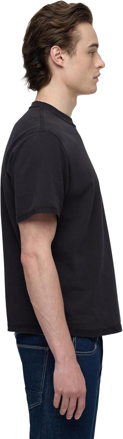 imageHUDSON Mens Heavy Weight TeeForest Black