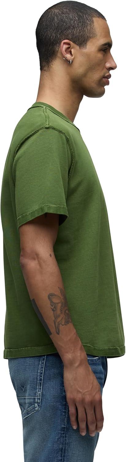 imageHUDSON Mens Heavy Weight TeeLeaf Green