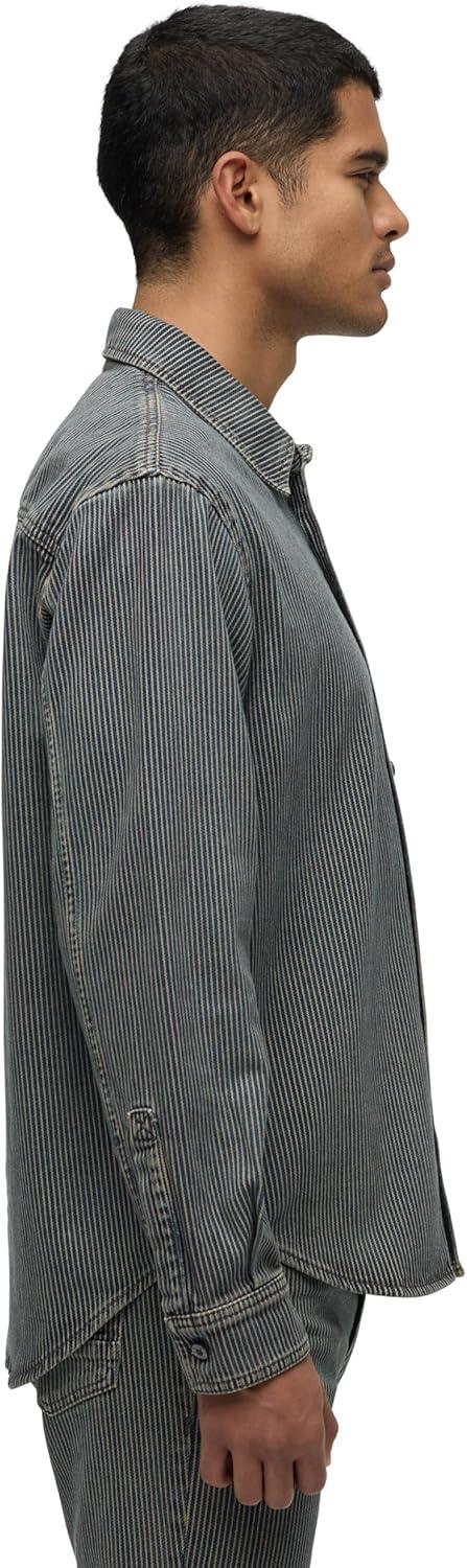 imageHUDSON Mens Ls ShirtKhaki Road