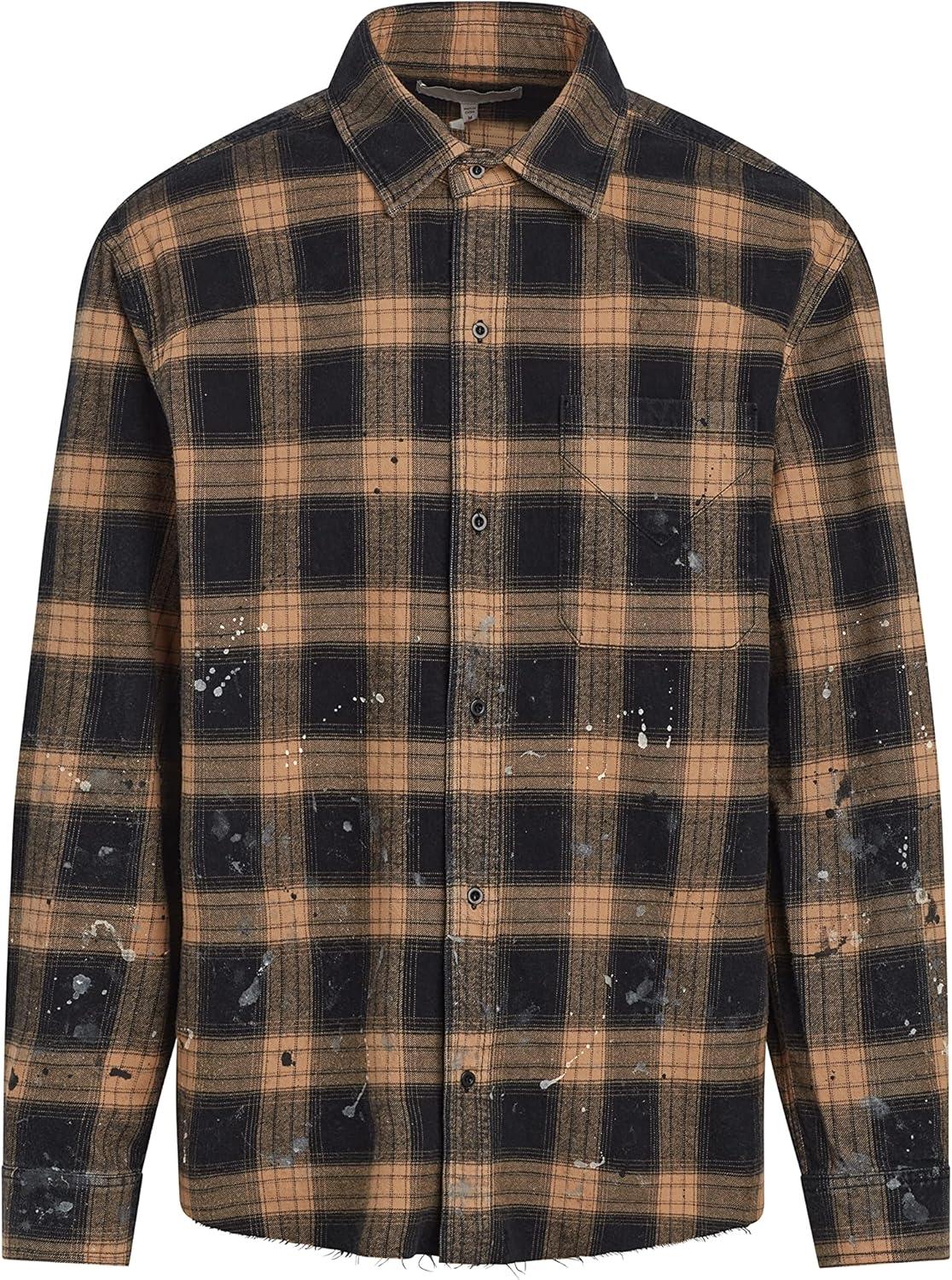 imageHUDSON Mens Ls ShirtPainter Check