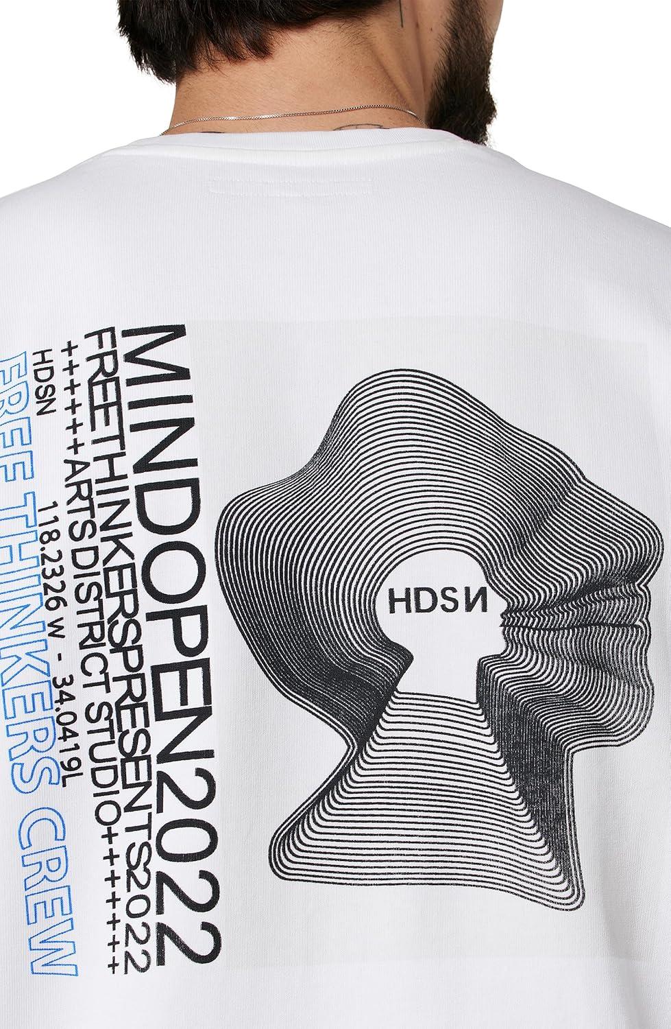 imageHUDSON Mens Ls ShirtWhite Mind