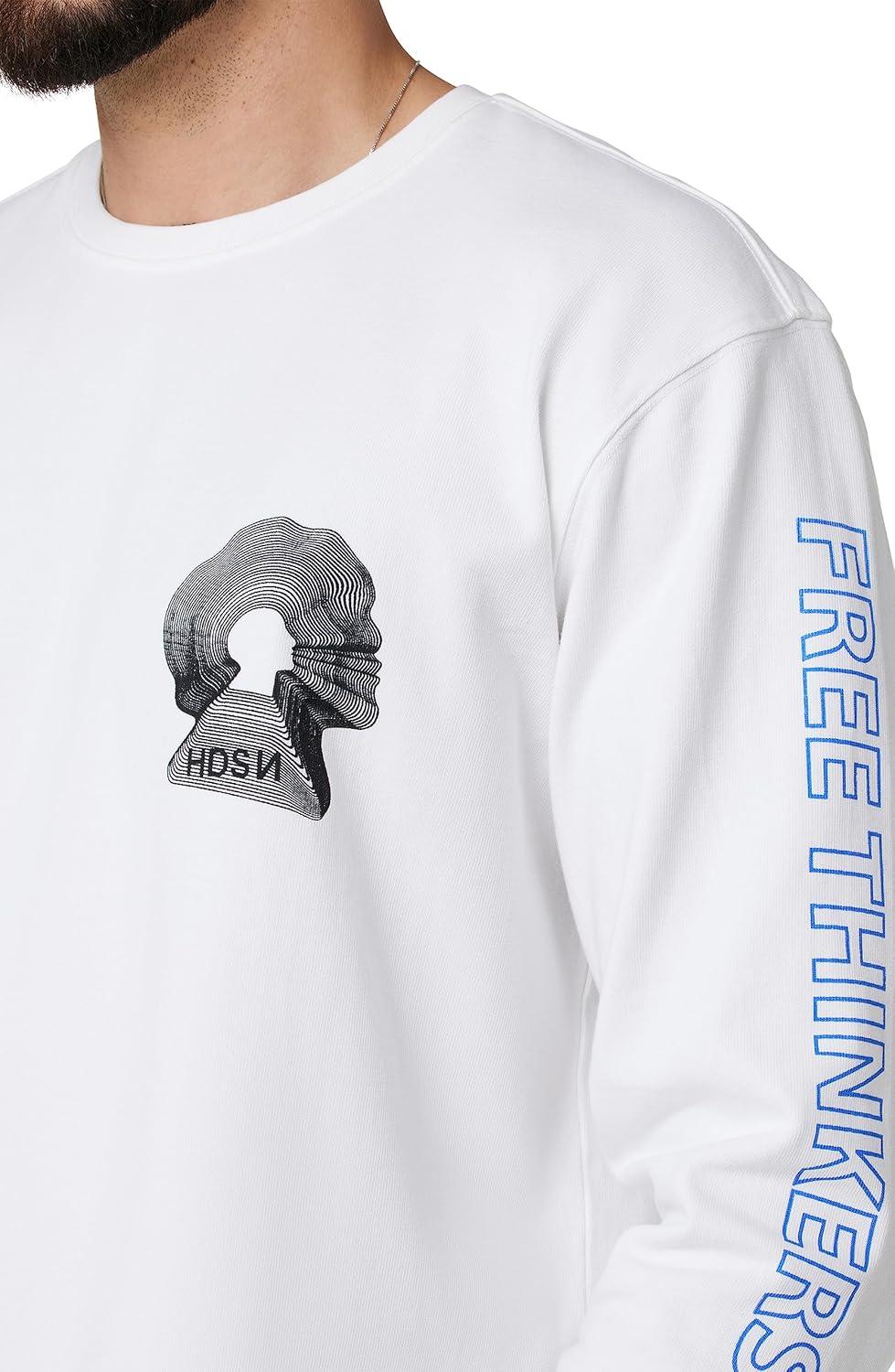 imageHUDSON Mens Ls ShirtWhite Mind