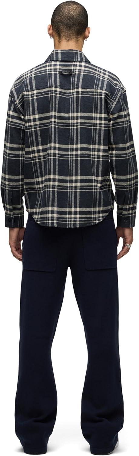 imageHUDSON Mens Plaid Flannel ShirtPlaid Charcoal