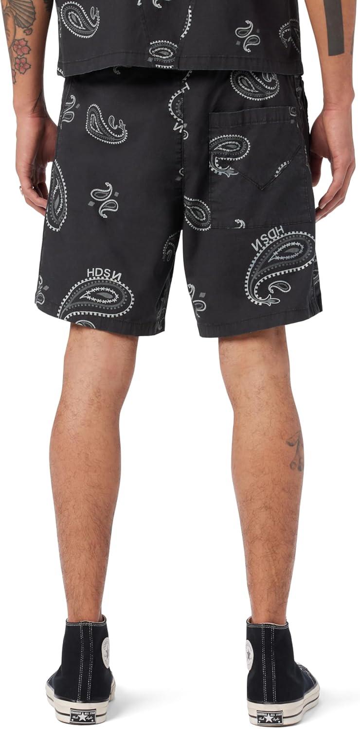 imageHUDSON Mens Racer ShortBlack Bandana