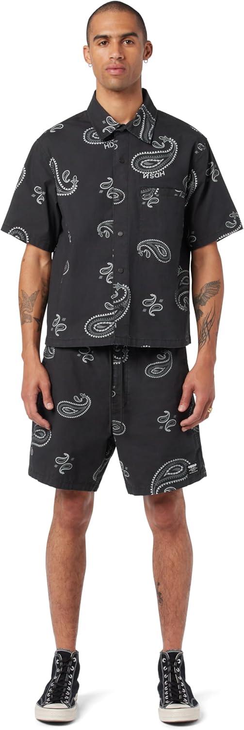 imageHUDSON Mens Racer ShortBlack Bandana