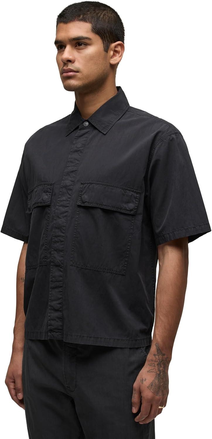 imageHUDSON Mens Utility ShirtBlack Slate