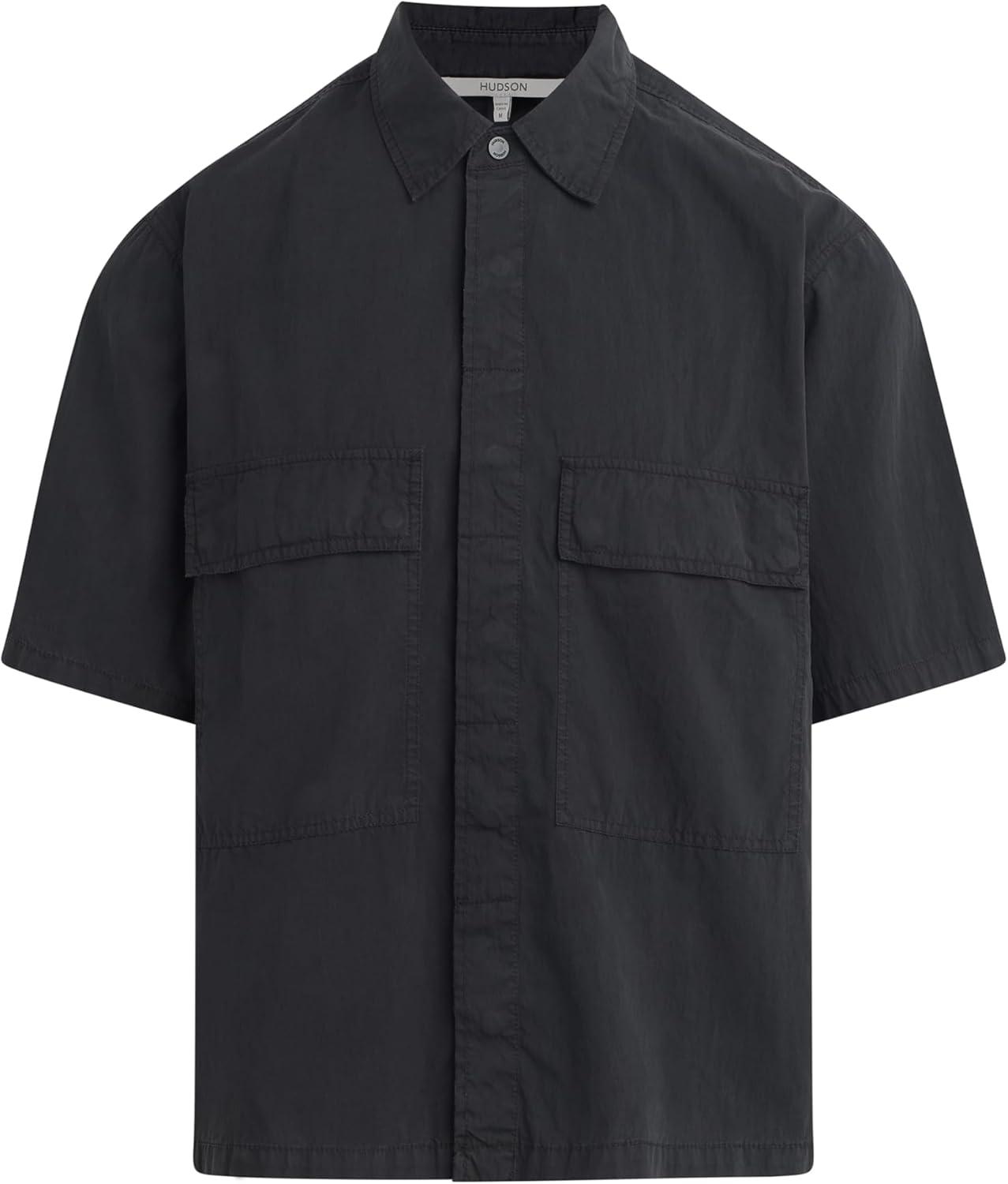 imageHUDSON Mens Utility ShirtBlack Slate