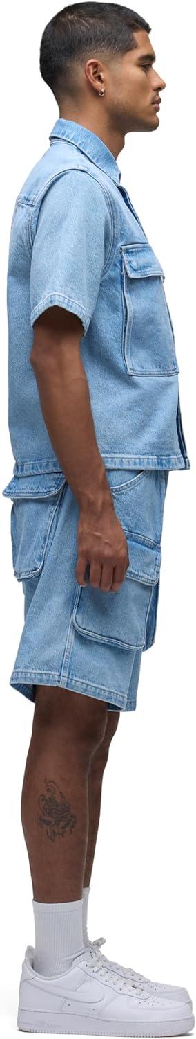 imageHUDSON Mens Utility ShirtHazy Denim