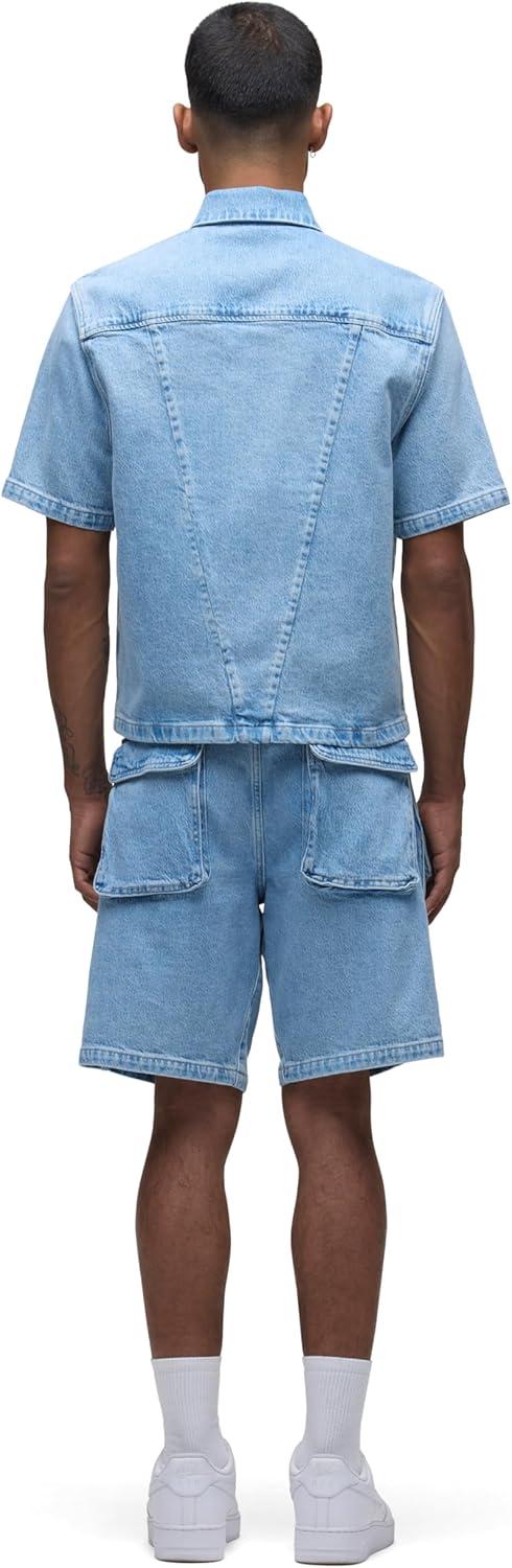 imageHUDSON Mens Utility ShirtHazy Denim