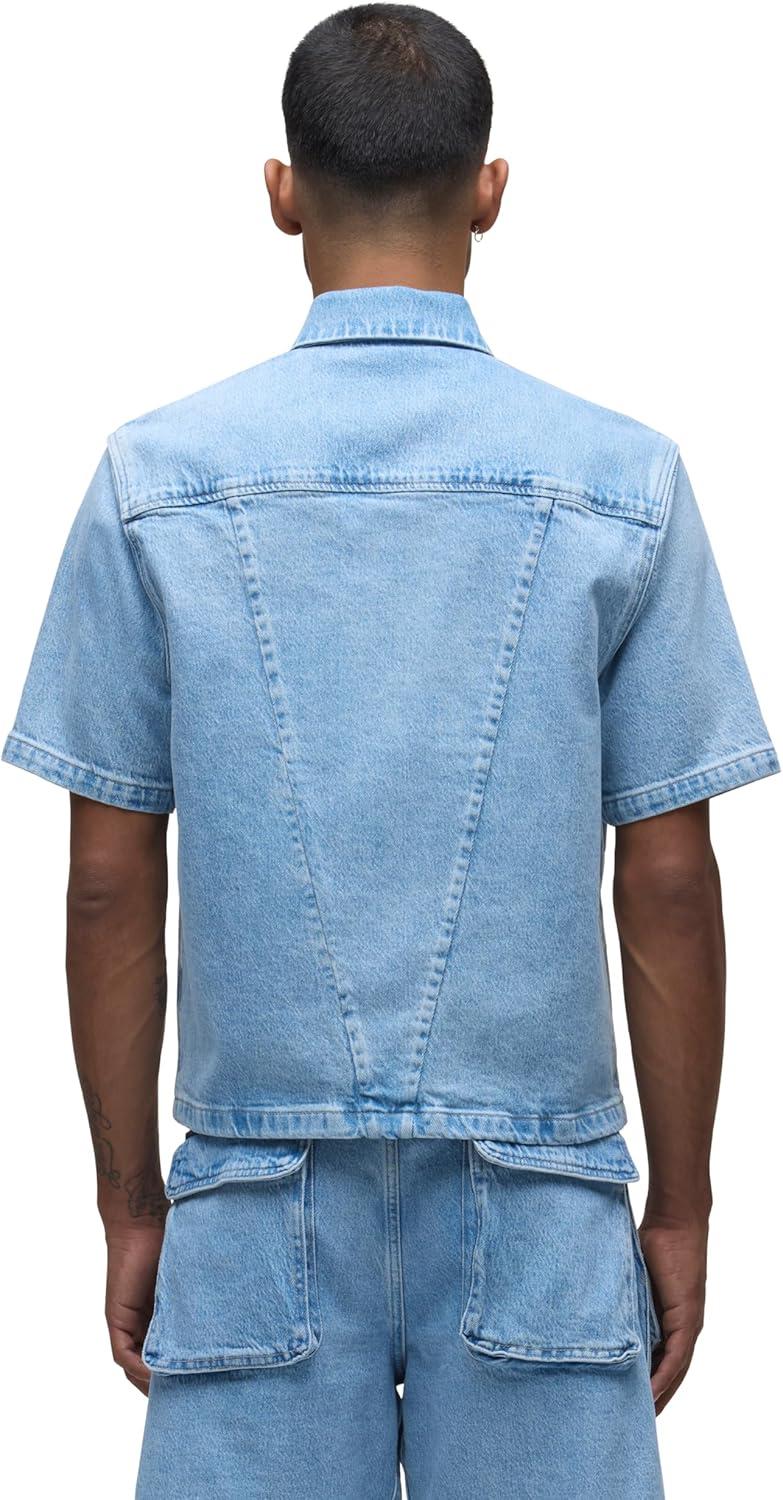 imageHUDSON Mens Utility ShirtHazy Denim