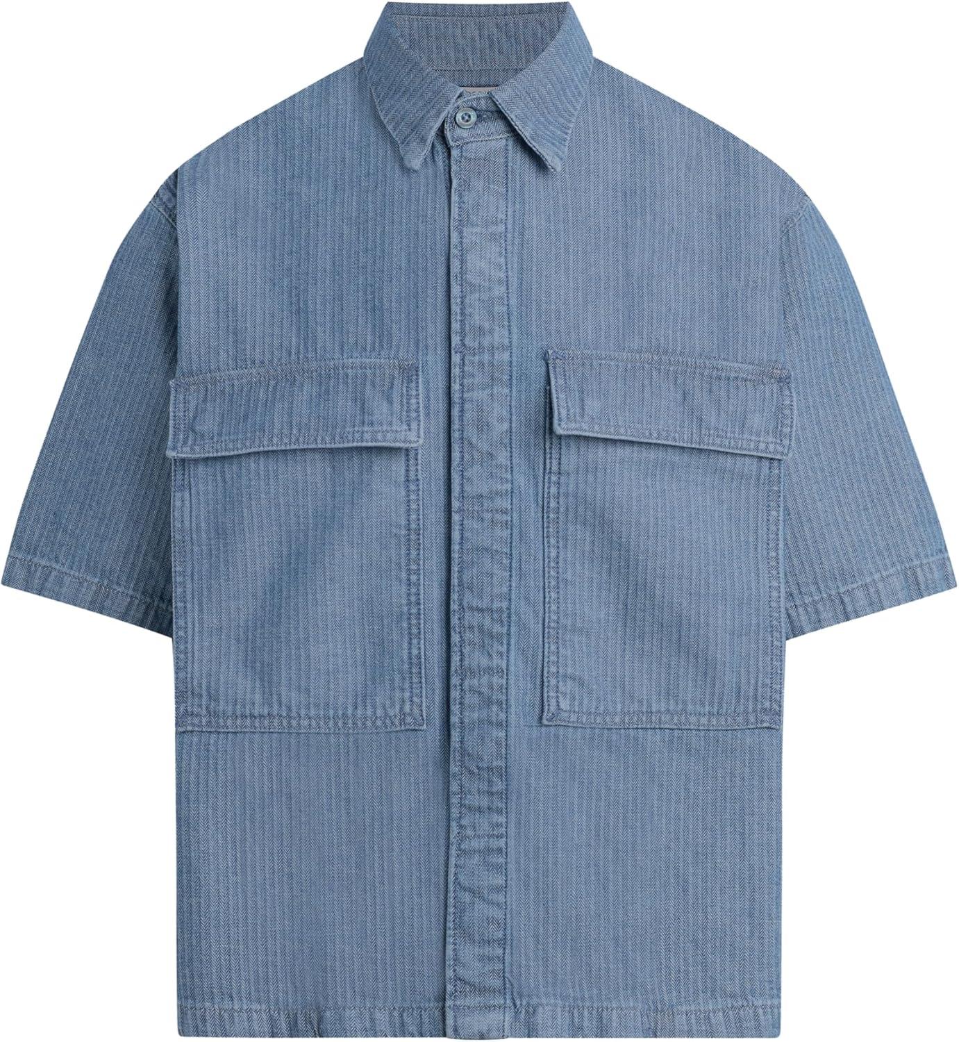 imageHUDSON Mens Utility ShirtHerringbone