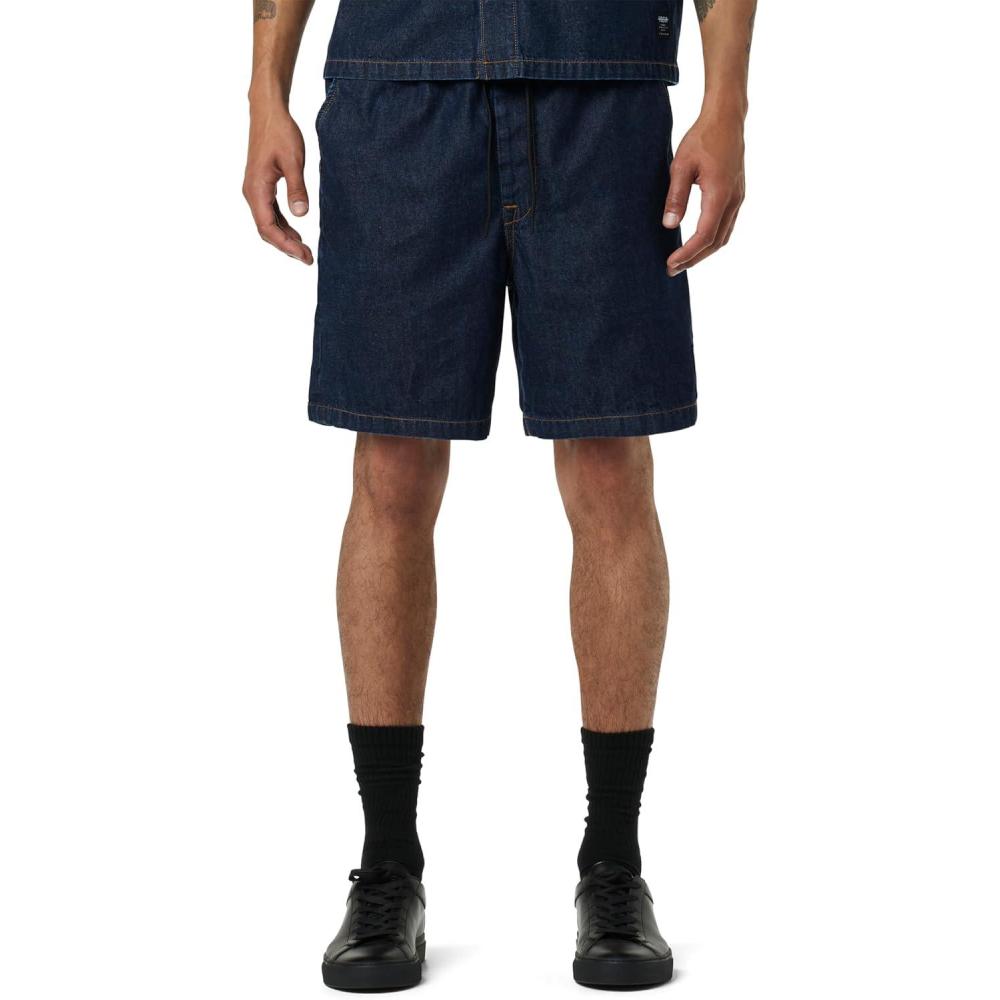 imageHUDSON Mens Drawcord ShortDark Chambray
