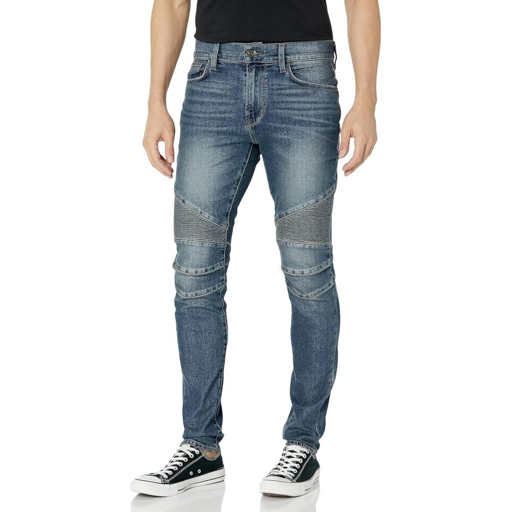 imageHUDSON Mens Ethan Biker SkinnyAres