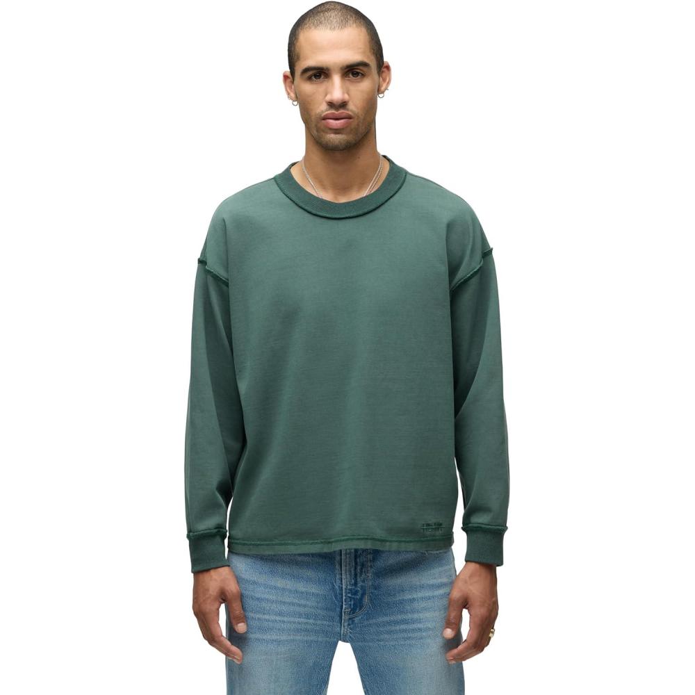 imageHUDSON Mens Heavy Weight Long Sleeve TeePine